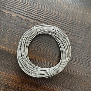 Interlocking Silver bangles bracelet